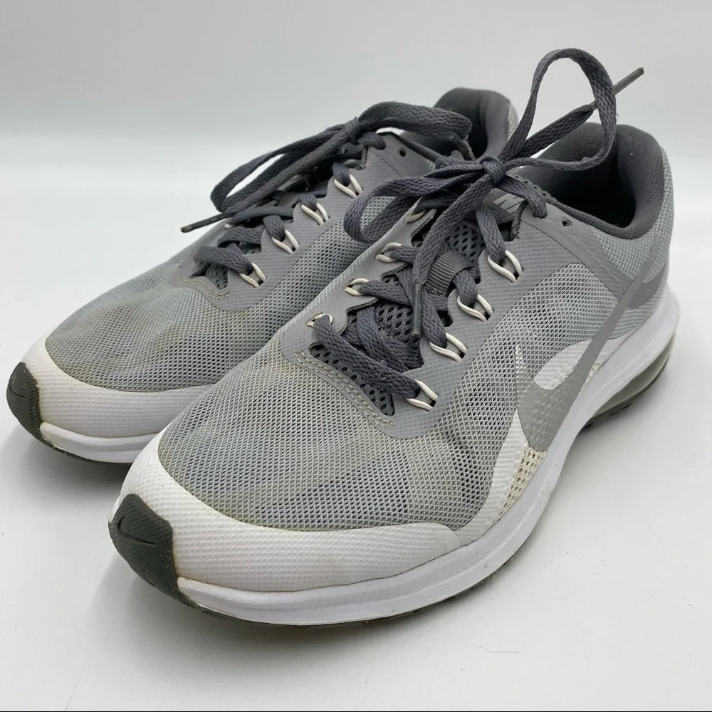 Nike Max Dynasty 2 Athletic Shoes 852445-004 Gray White Women's Size 8